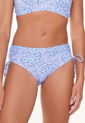 Blue paisley bikini-trosa bltt-tryck LingaDore badklder