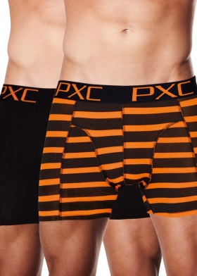 Boxerkalsonger, boxer 2P svart randig - PXC Underwear