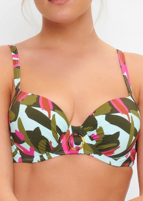 Jungle bikini topp verdel jungle-tryck LingaDore badklder
