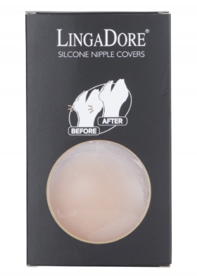 Nipple covers dljer brstvrtan beige silikon LingaDore